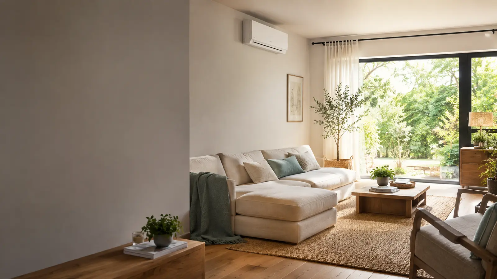 Intérieur confortable après l’entretien du système de chauffage et climatisation